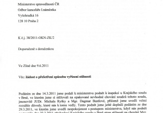 Soudce zpochybňuje nadřízený soud