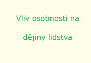 Vliv osobnosti