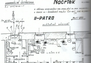 Pád z okna Černína 