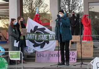 demonstrace uhli