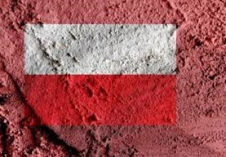 polsko vlajka zeď