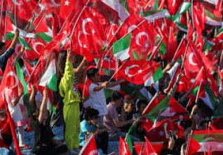 turecko palestina vlajky